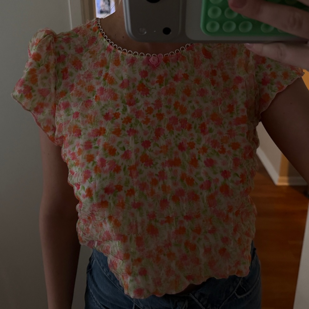 For Love And Lemons Floral Top